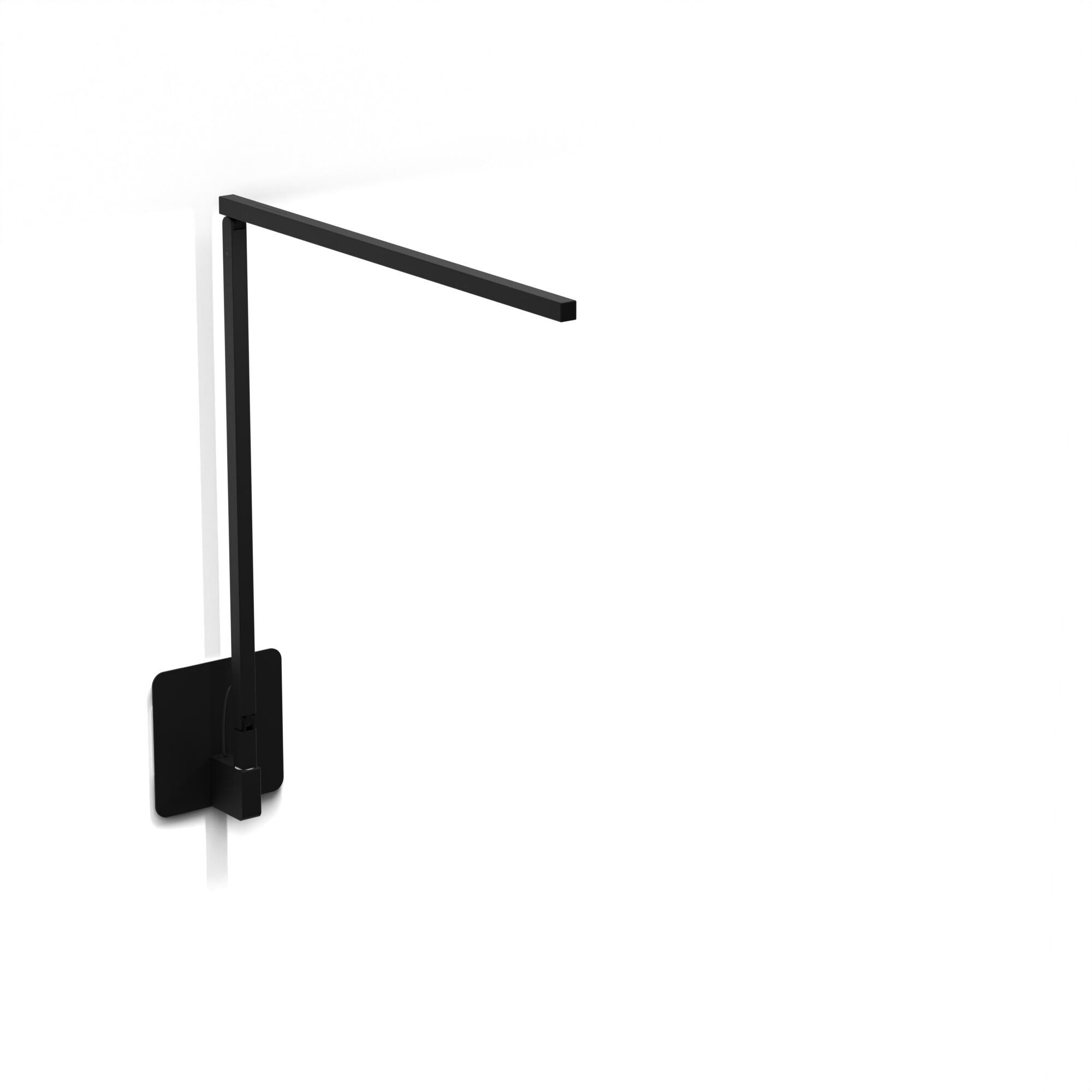 Z-Bar Solo Gen 4 Wall Mount Desk Lamp Wall Light in Matte Black, Hardwire